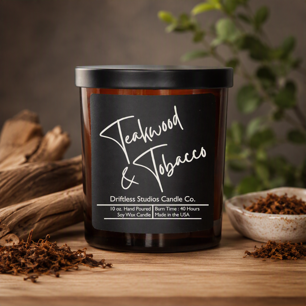 Teakwood and Tobacco Candle Gift Box