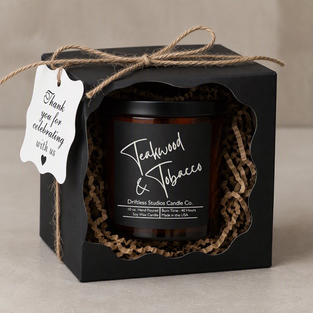 Teakwood and Tobacco Candle Gift Box
