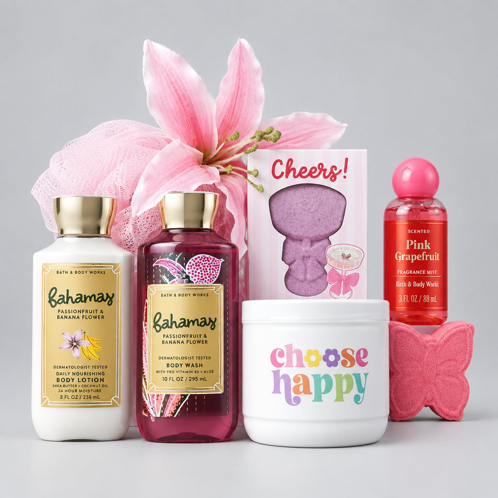 Escape to Paradise: The Bahamas Happy Time Home Spa Gift Box